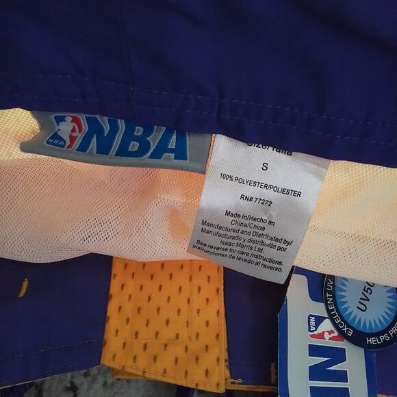 NWT NBA LA Lakers Board Shorts Swim Trunks Men Small -Official NBA Licensed - Picture 4 of 5